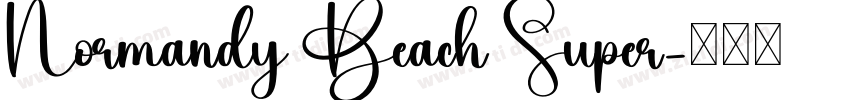 Normandy Beach Super字体转换